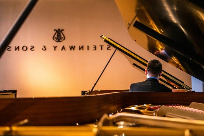 Playing a Steinway & Sons piano